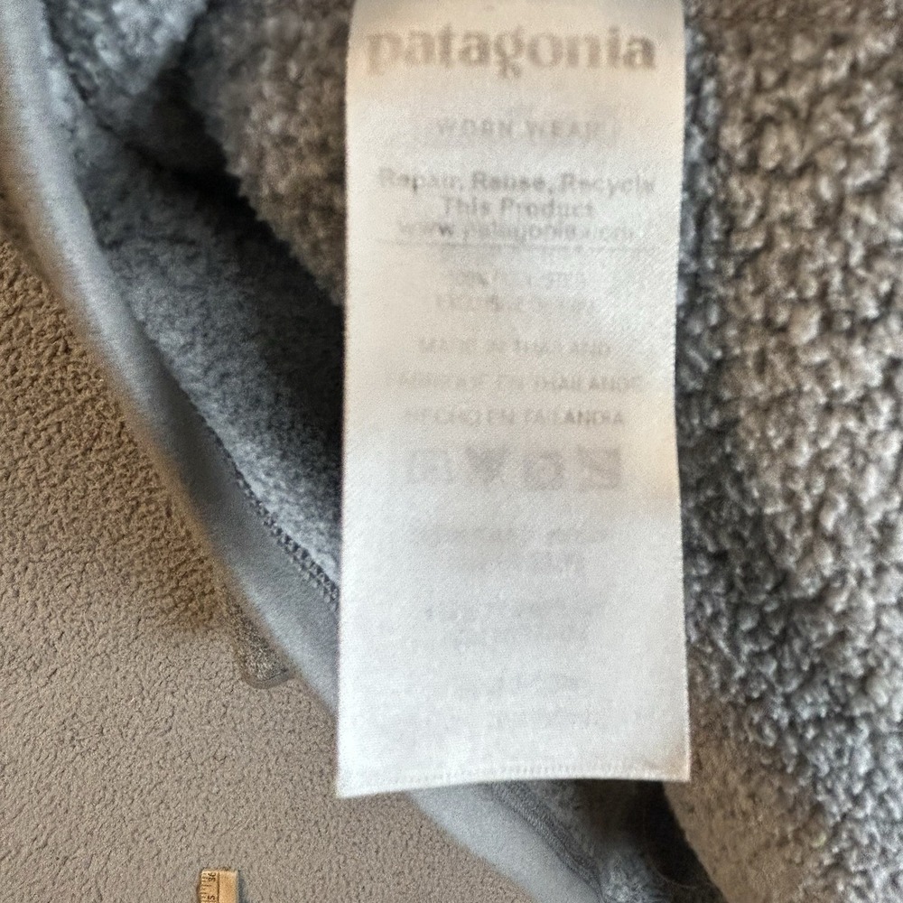 Patagonia 1/4 Zip Better Sweater Women's Fleece Jacket Heather Gray Size Medium - Picture 5 of 8